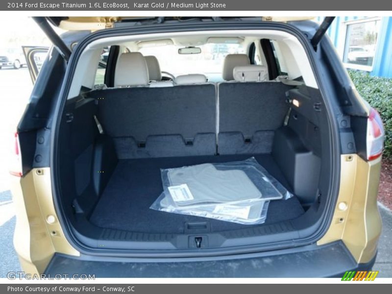 Karat Gold / Medium Light Stone 2014 Ford Escape Titanium 1.6L EcoBoost