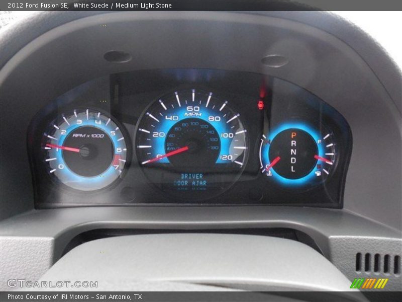 White Suede / Medium Light Stone 2012 Ford Fusion SE