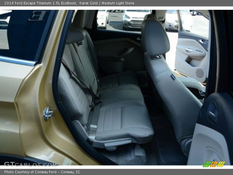 Karat Gold / Medium Light Stone 2014 Ford Escape Titanium 1.6L EcoBoost