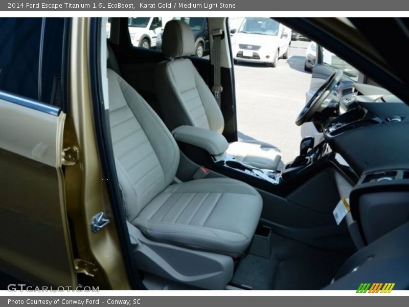 Karat Gold / Medium Light Stone 2014 Ford Escape Titanium 1.6L EcoBoost