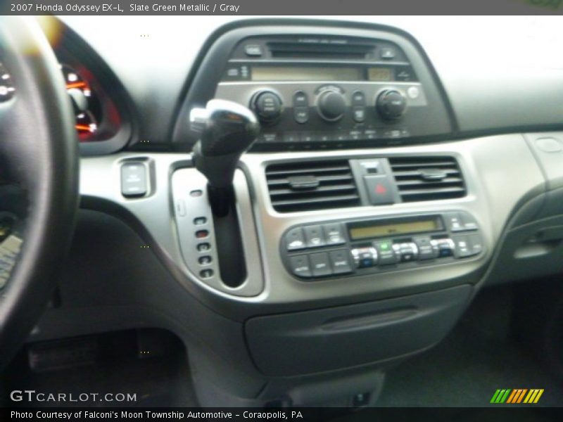Slate Green Metallic / Gray 2007 Honda Odyssey EX-L
