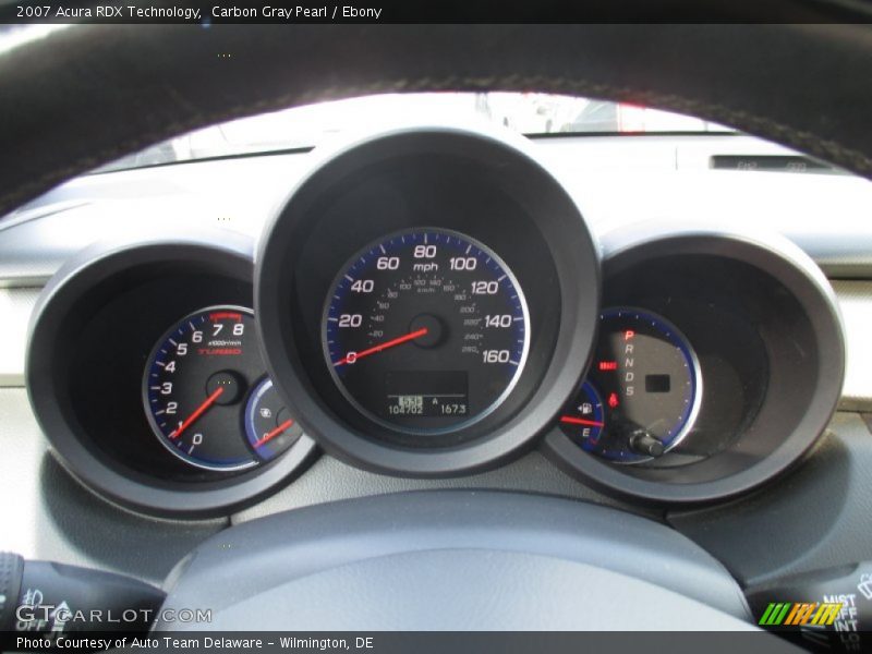 Carbon Gray Pearl / Ebony 2007 Acura RDX Technology