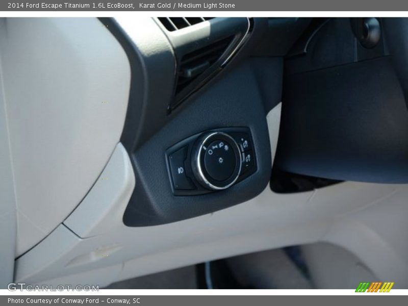 Karat Gold / Medium Light Stone 2014 Ford Escape Titanium 1.6L EcoBoost