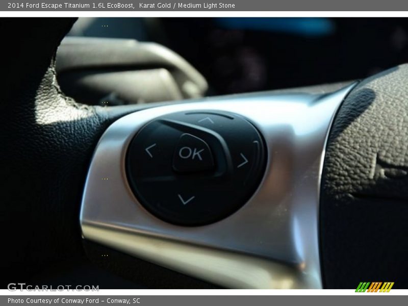 Karat Gold / Medium Light Stone 2014 Ford Escape Titanium 1.6L EcoBoost