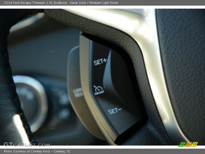 Karat Gold / Medium Light Stone 2014 Ford Escape Titanium 1.6L EcoBoost