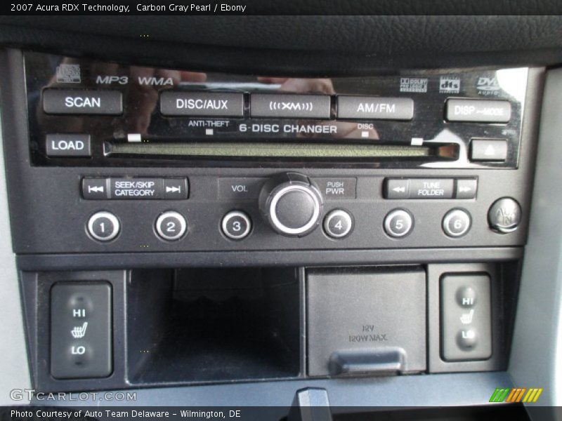 Carbon Gray Pearl / Ebony 2007 Acura RDX Technology