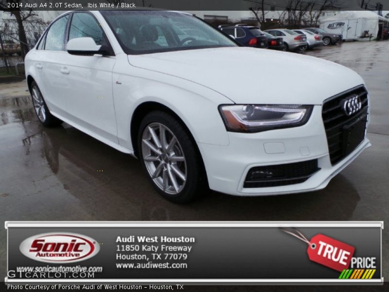 Ibis White / Black 2014 Audi A4 2.0T Sedan