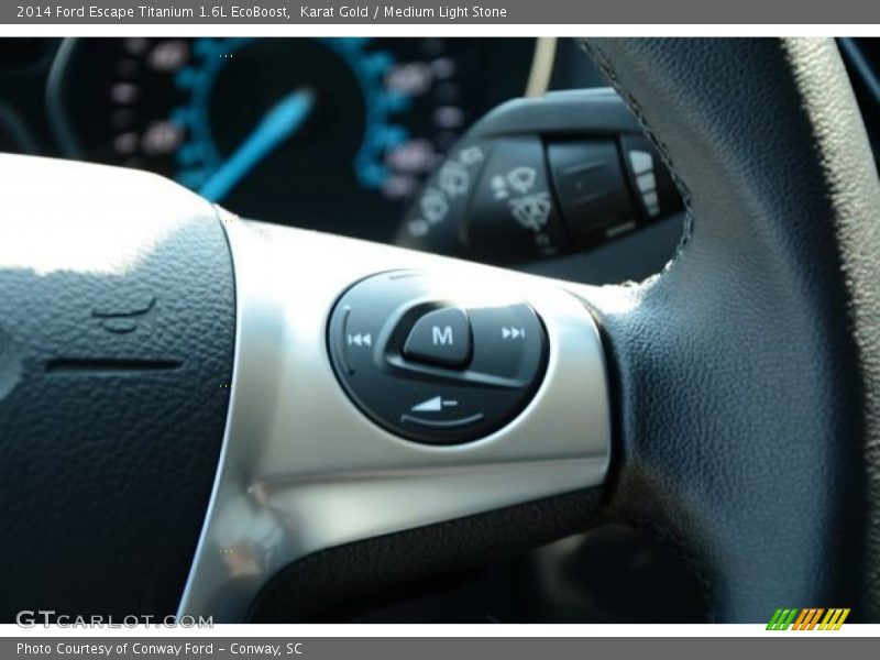 Karat Gold / Medium Light Stone 2014 Ford Escape Titanium 1.6L EcoBoost