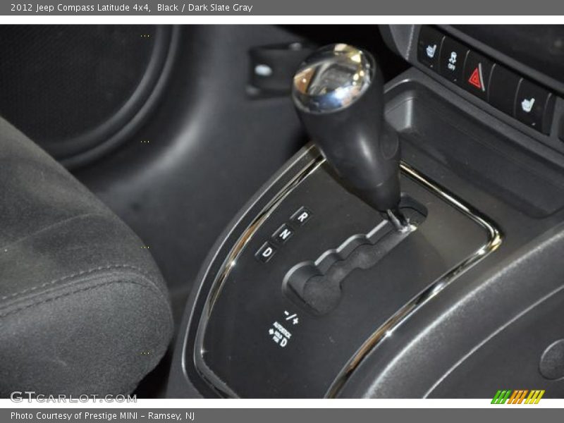 Black / Dark Slate Gray 2012 Jeep Compass Latitude 4x4