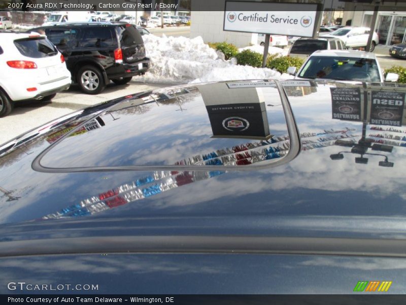 Carbon Gray Pearl / Ebony 2007 Acura RDX Technology
