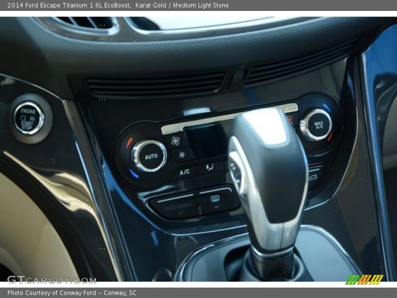 Karat Gold / Medium Light Stone 2014 Ford Escape Titanium 1.6L EcoBoost