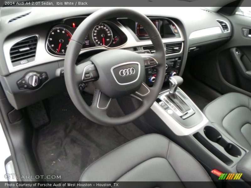 Ibis White / Black 2014 Audi A4 2.0T Sedan