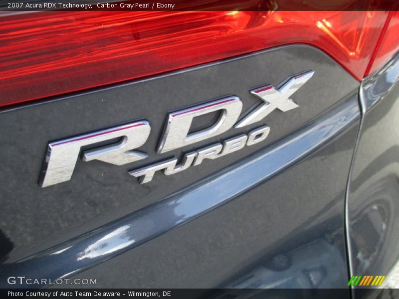 Carbon Gray Pearl / Ebony 2007 Acura RDX Technology