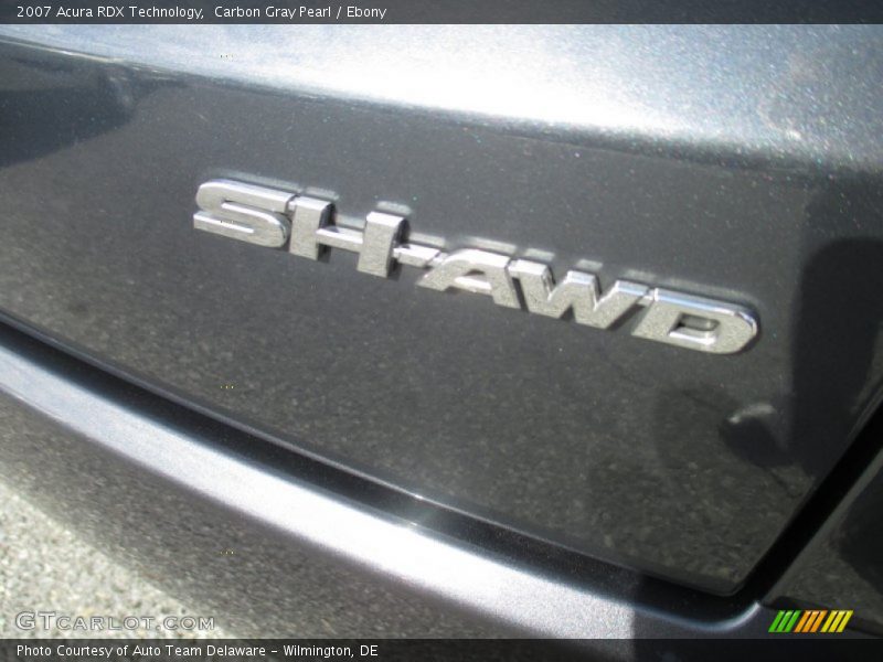Carbon Gray Pearl / Ebony 2007 Acura RDX Technology