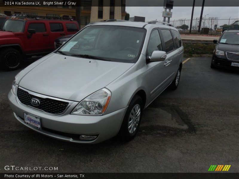Bright Silver / Gray 2014 Kia Sedona LX