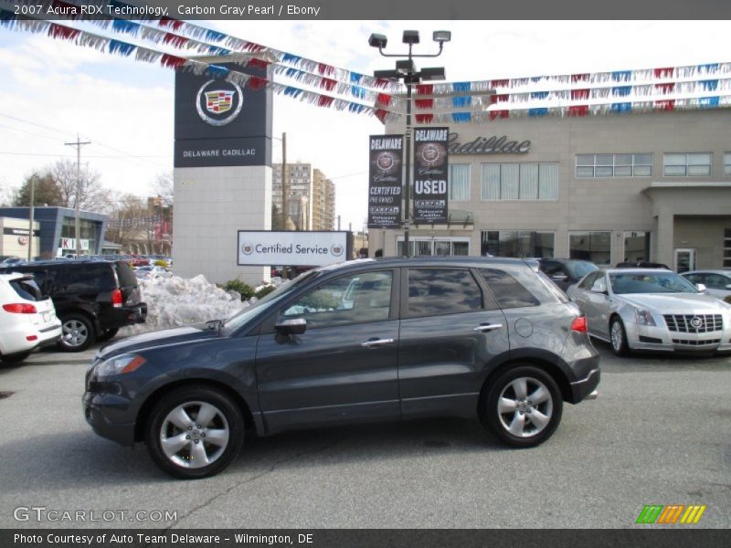 Carbon Gray Pearl / Ebony 2007 Acura RDX Technology
