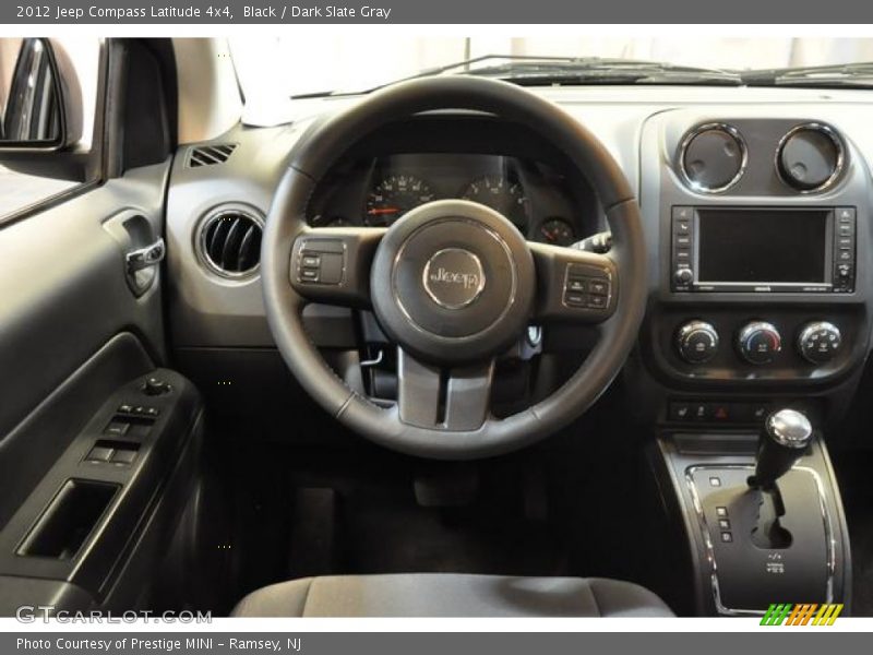 Black / Dark Slate Gray 2012 Jeep Compass Latitude 4x4