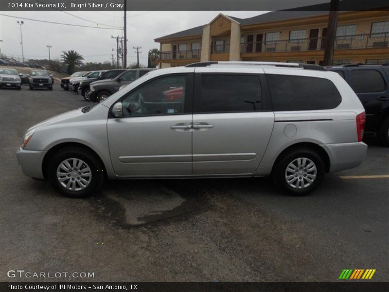 Bright Silver / Gray 2014 Kia Sedona LX
