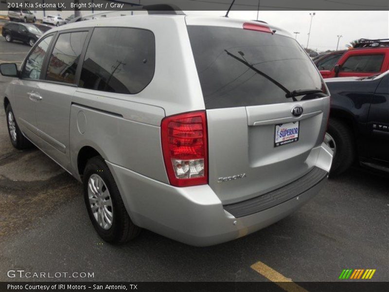 Bright Silver / Gray 2014 Kia Sedona LX