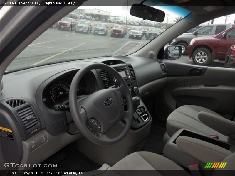 Bright Silver / Gray 2014 Kia Sedona LX