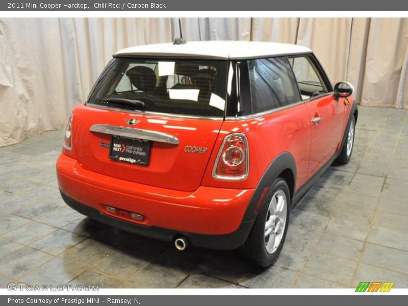 Chili Red / Carbon Black 2011 Mini Cooper Hardtop