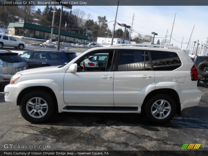 Blizzard White Pearl / Dark Gray 2006 Lexus GX 470