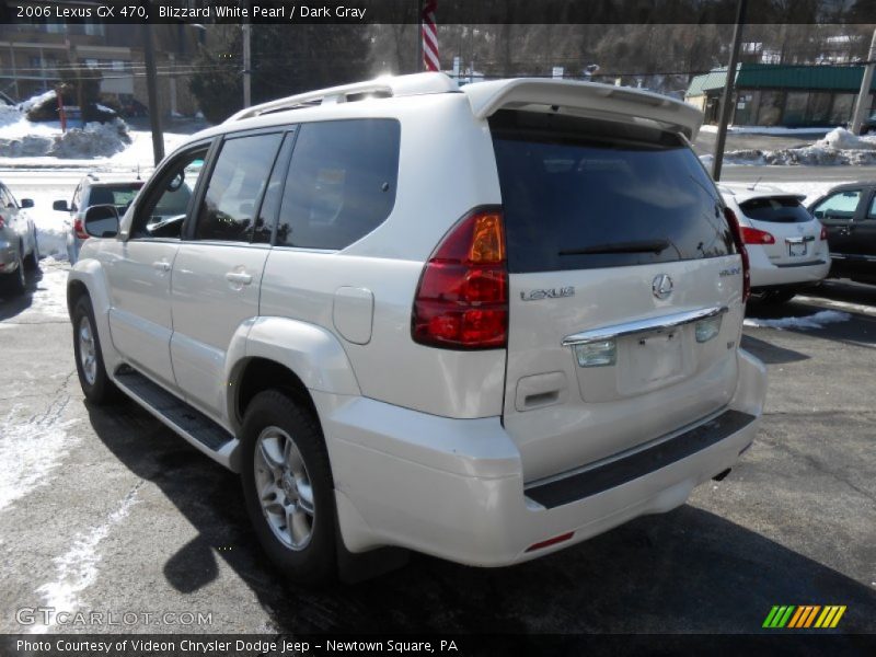 Blizzard White Pearl / Dark Gray 2006 Lexus GX 470