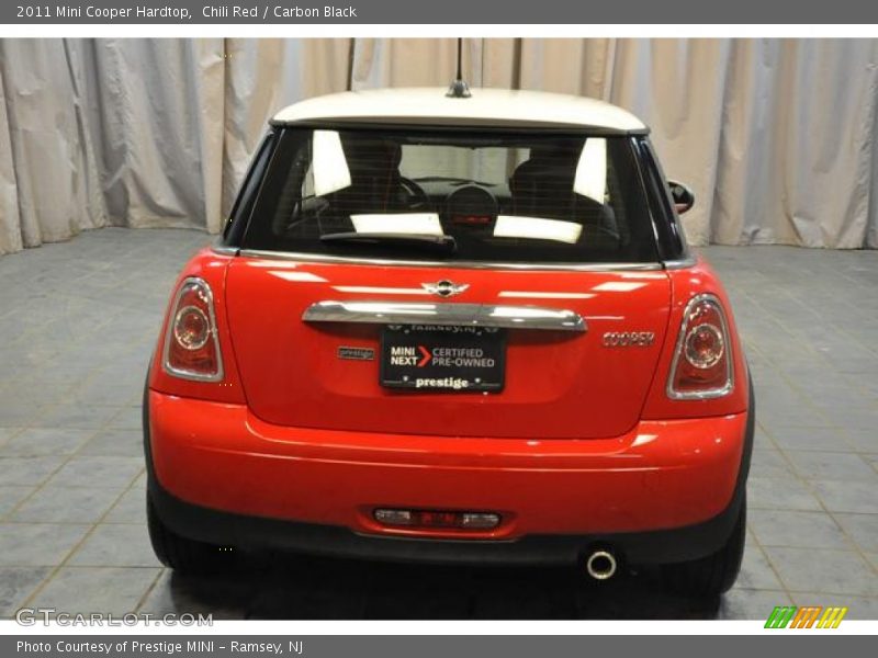 Chili Red / Carbon Black 2011 Mini Cooper Hardtop