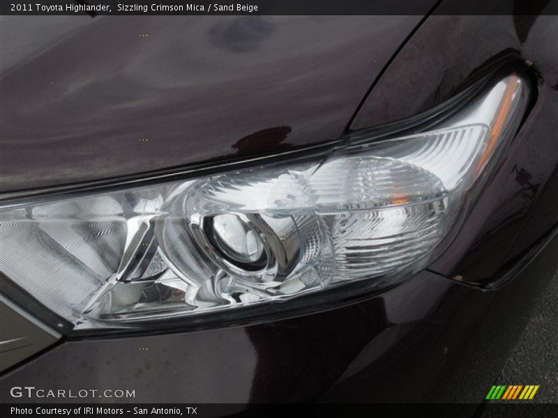Sizzling Crimson Mica / Sand Beige 2011 Toyota Highlander