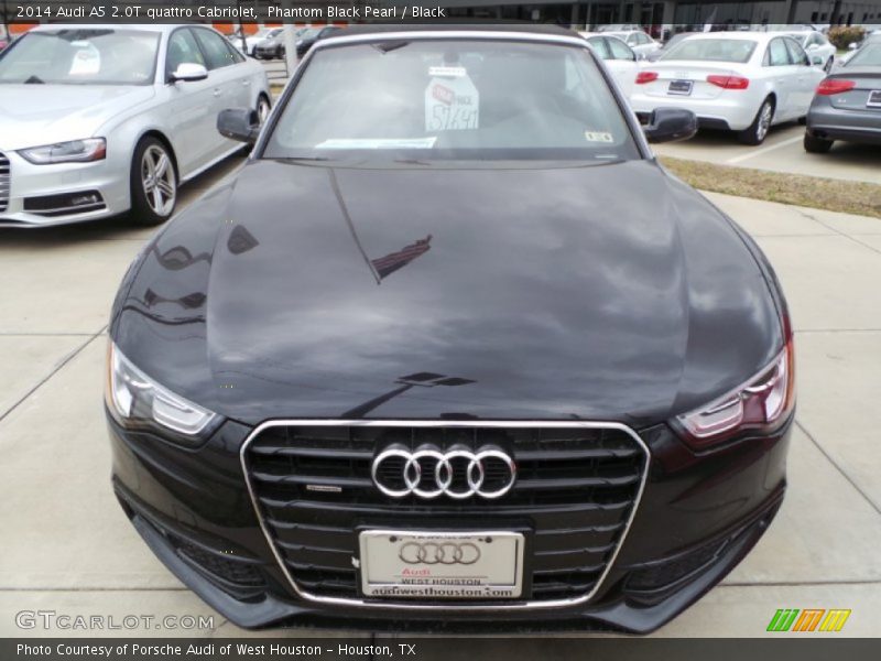 Phantom Black Pearl / Black 2014 Audi A5 2.0T quattro Cabriolet