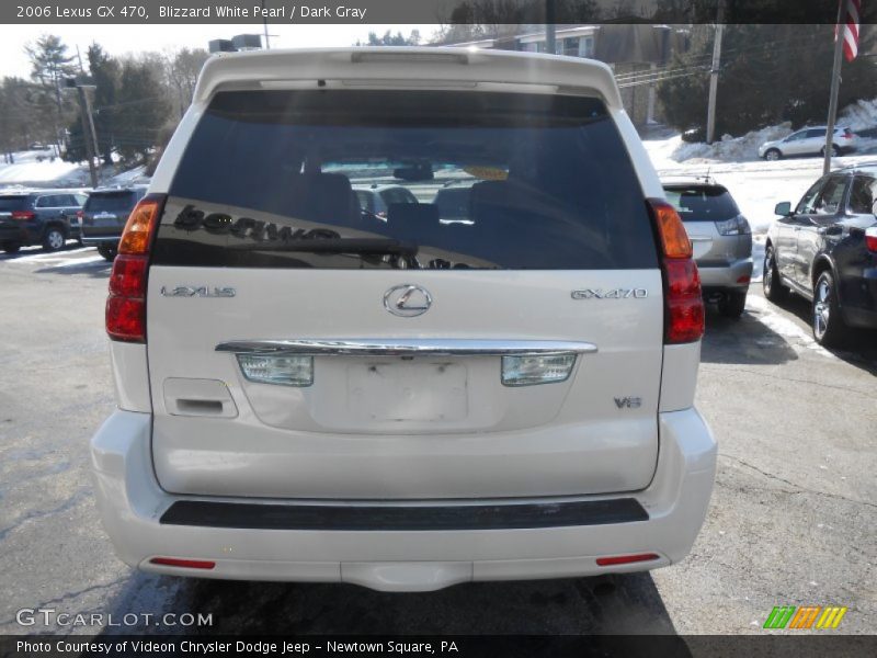 Blizzard White Pearl / Dark Gray 2006 Lexus GX 470