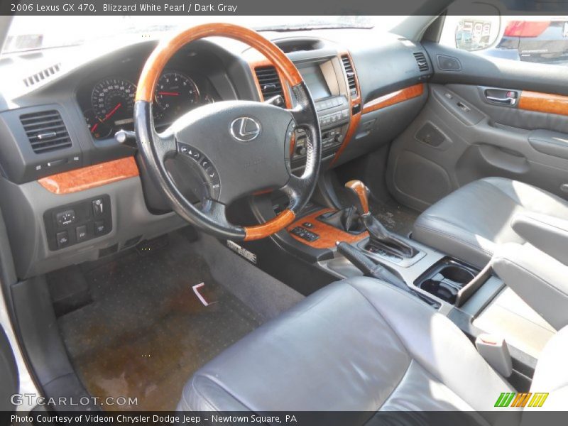 Blizzard White Pearl / Dark Gray 2006 Lexus GX 470