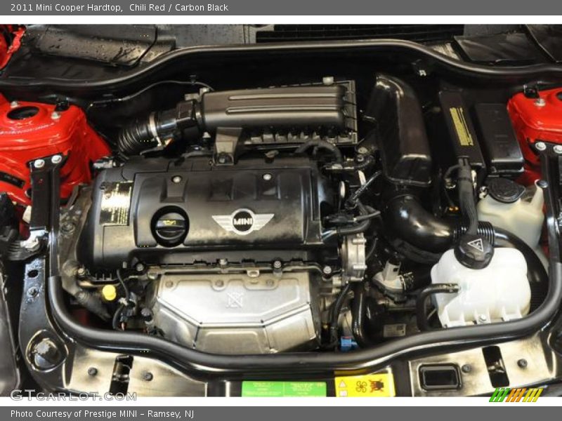 Chili Red / Carbon Black 2011 Mini Cooper Hardtop