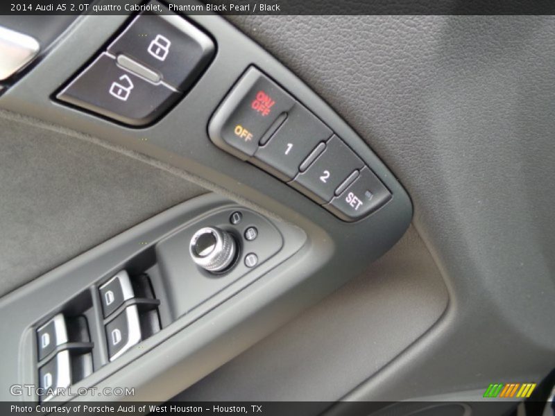 Phantom Black Pearl / Black 2014 Audi A5 2.0T quattro Cabriolet