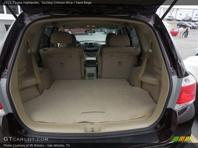 Sizzling Crimson Mica / Sand Beige 2011 Toyota Highlander