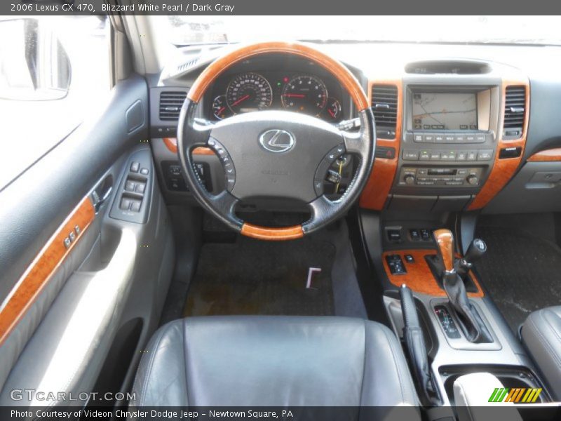 Blizzard White Pearl / Dark Gray 2006 Lexus GX 470