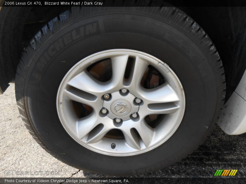 Blizzard White Pearl / Dark Gray 2006 Lexus GX 470