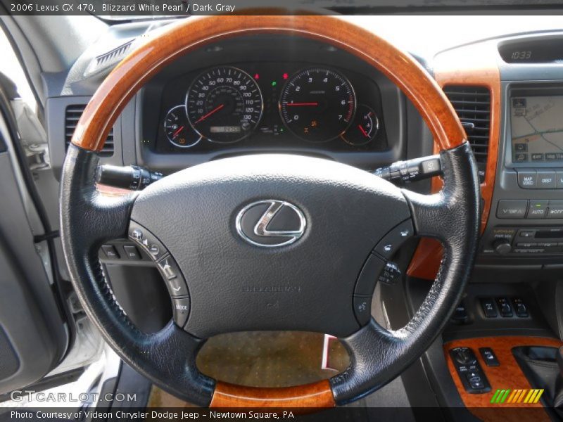 Blizzard White Pearl / Dark Gray 2006 Lexus GX 470