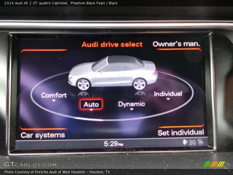 Phantom Black Pearl / Black 2014 Audi A5 2.0T quattro Cabriolet