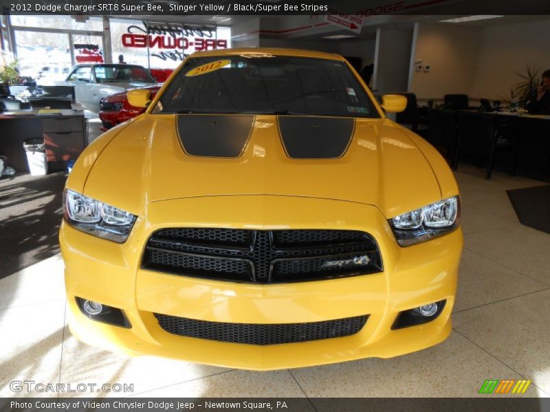 Stinger Yellow / Black/Super Bee Stripes 2012 Dodge Charger SRT8 Super Bee