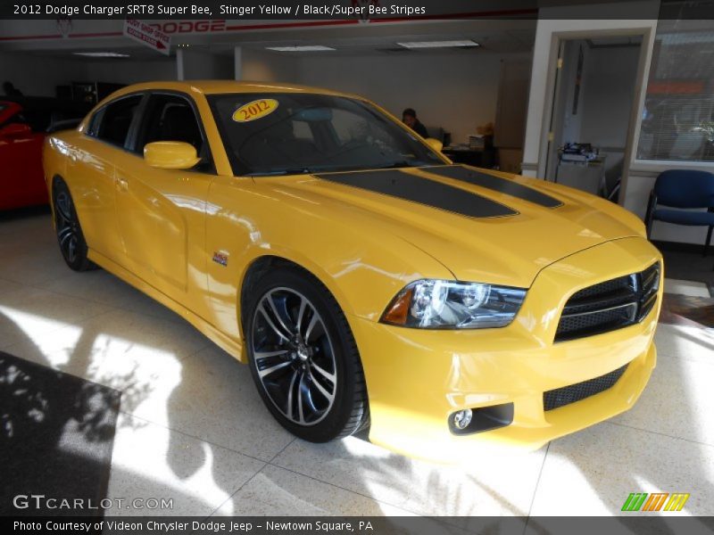 Stinger Yellow / Black/Super Bee Stripes 2012 Dodge Charger SRT8 Super Bee