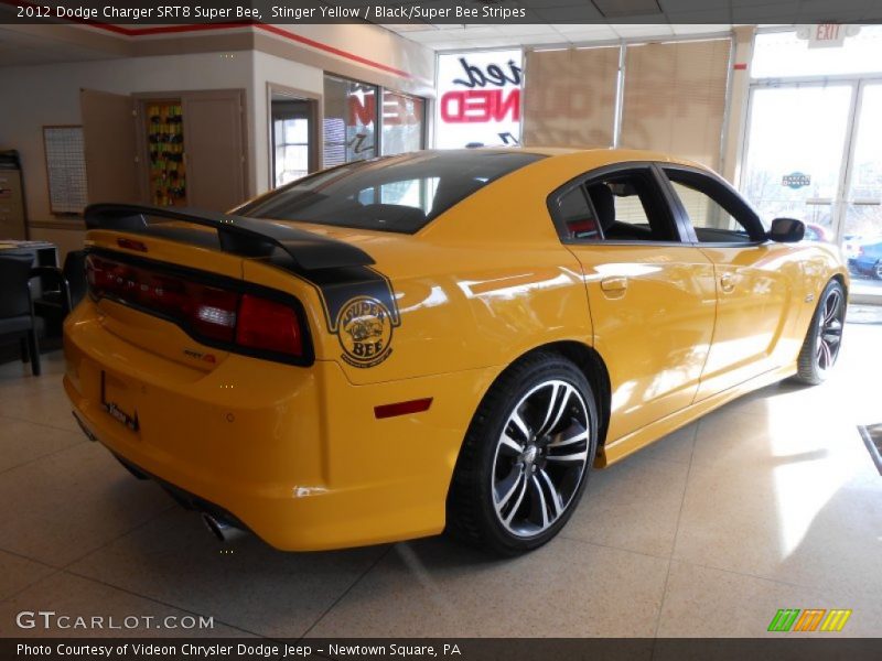 Stinger Yellow / Black/Super Bee Stripes 2012 Dodge Charger SRT8 Super Bee