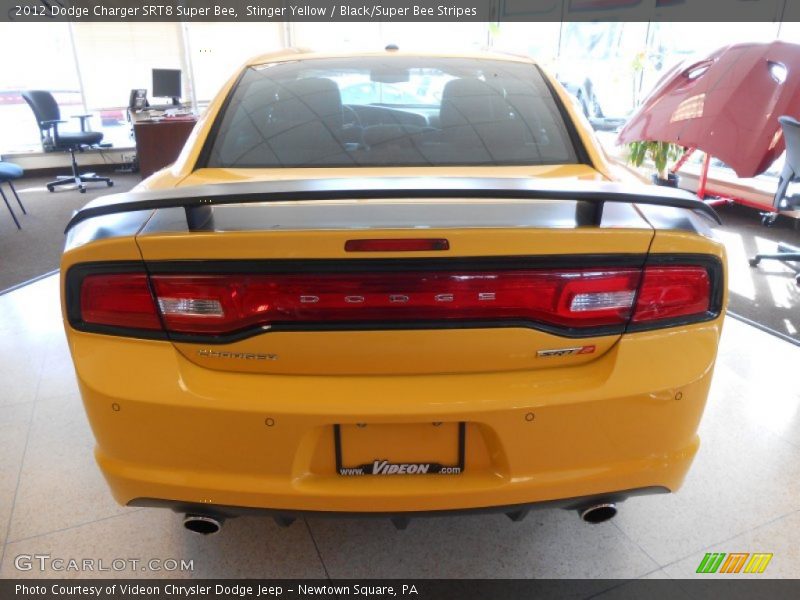 Stinger Yellow / Black/Super Bee Stripes 2012 Dodge Charger SRT8 Super Bee