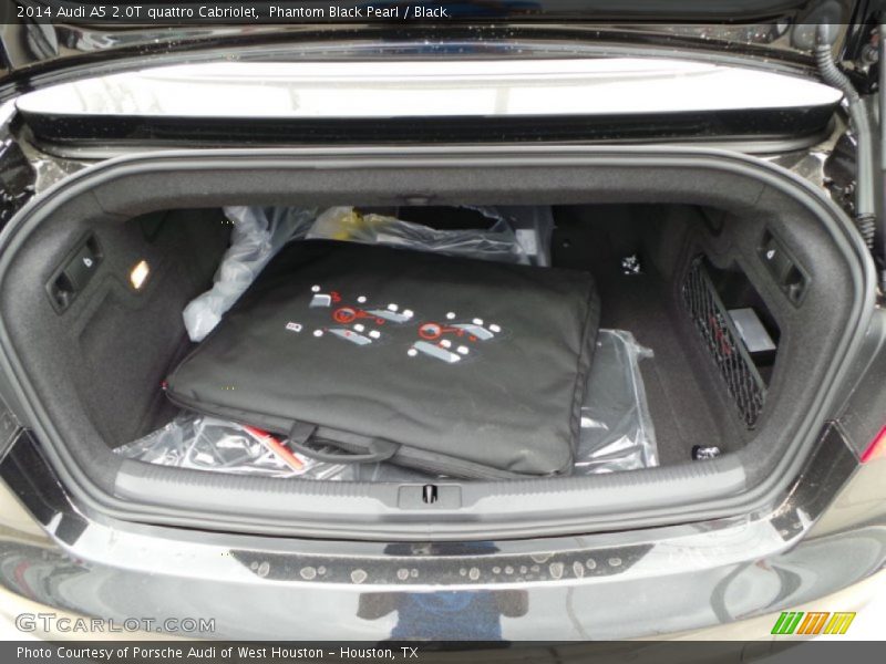 Phantom Black Pearl / Black 2014 Audi A5 2.0T quattro Cabriolet