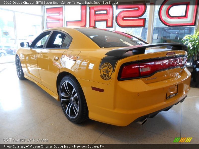 Stinger Yellow / Black/Super Bee Stripes 2012 Dodge Charger SRT8 Super Bee