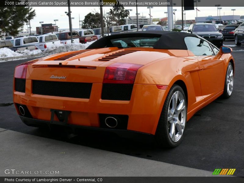 Arancio Borealis (Orange) / Nero Perseus/Arancio Leonis 2008 Lamborghini Gallardo Spyder