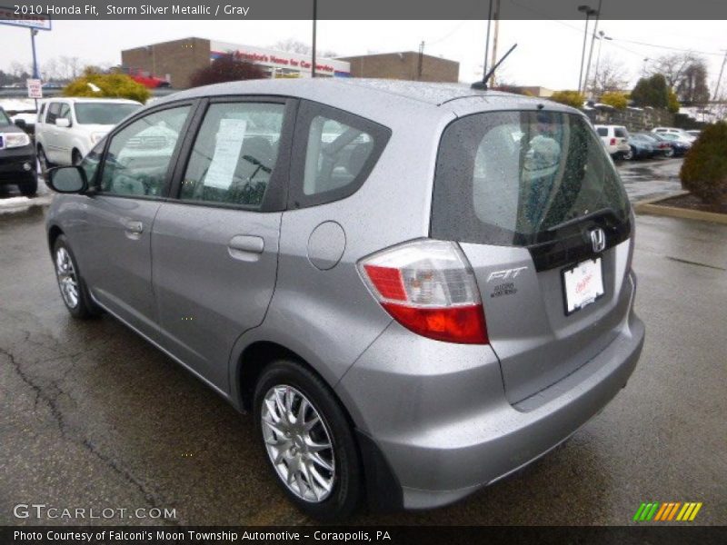 Storm Silver Metallic / Gray 2010 Honda Fit