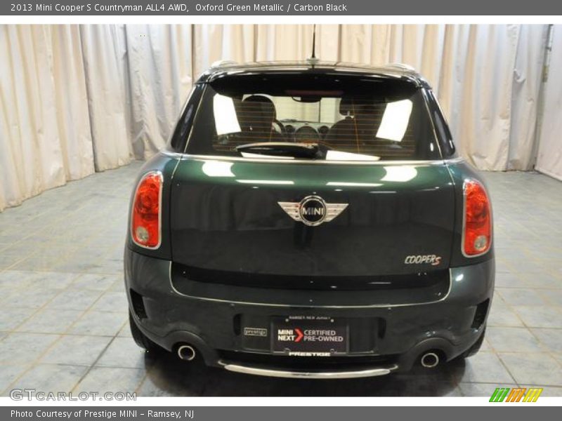 Oxford Green Metallic / Carbon Black 2013 Mini Cooper S Countryman ALL4 AWD