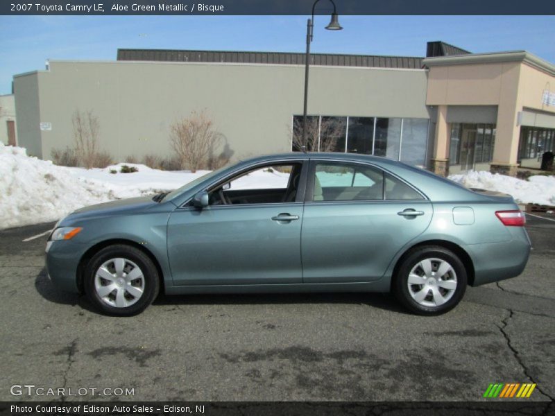 Aloe Green Metallic / Bisque 2007 Toyota Camry LE
