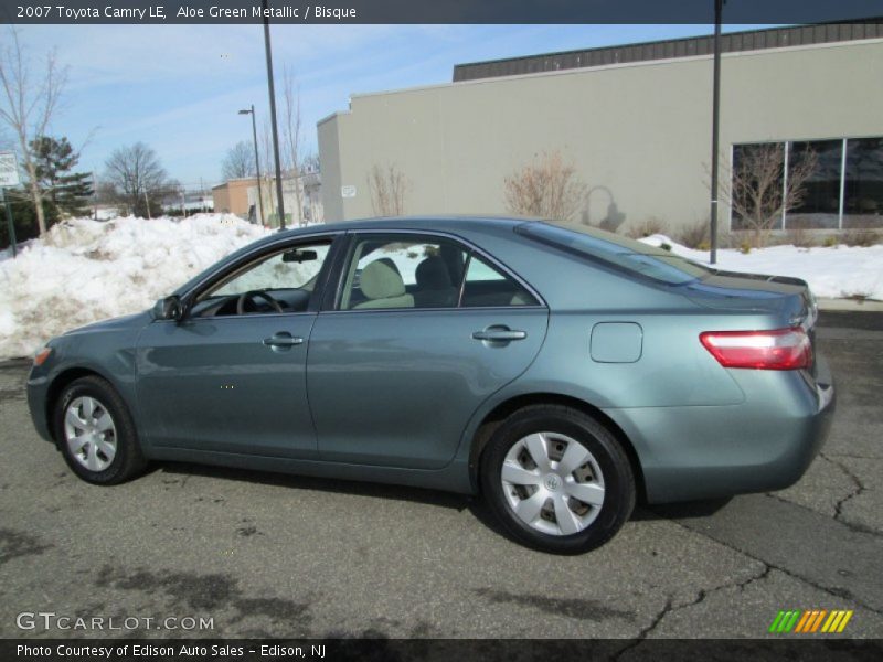 Aloe Green Metallic / Bisque 2007 Toyota Camry LE